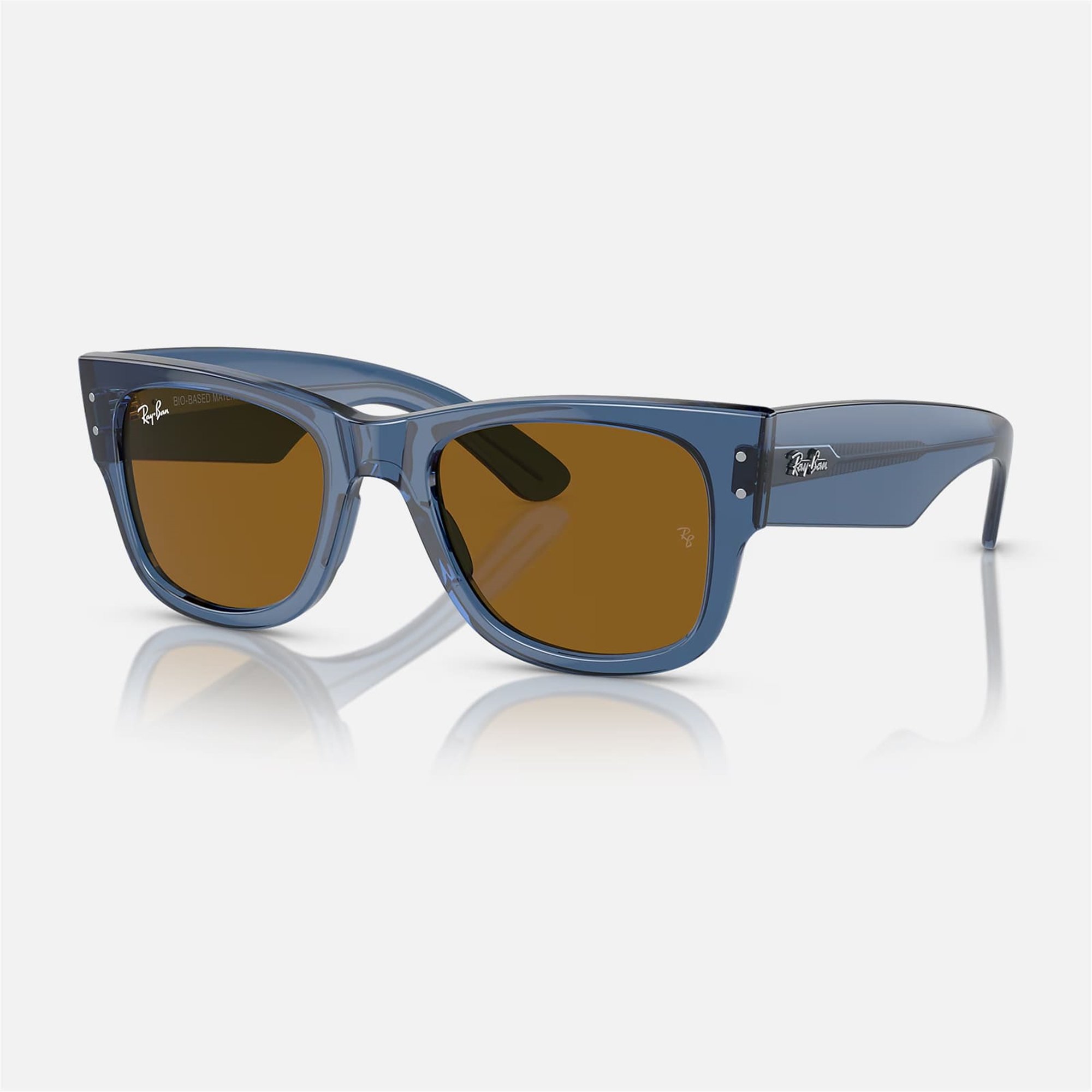 Ray-Ban Mega Wayfarer RB 0840S 668073 51 - Mavi Unisex Güneş Gözlüğü