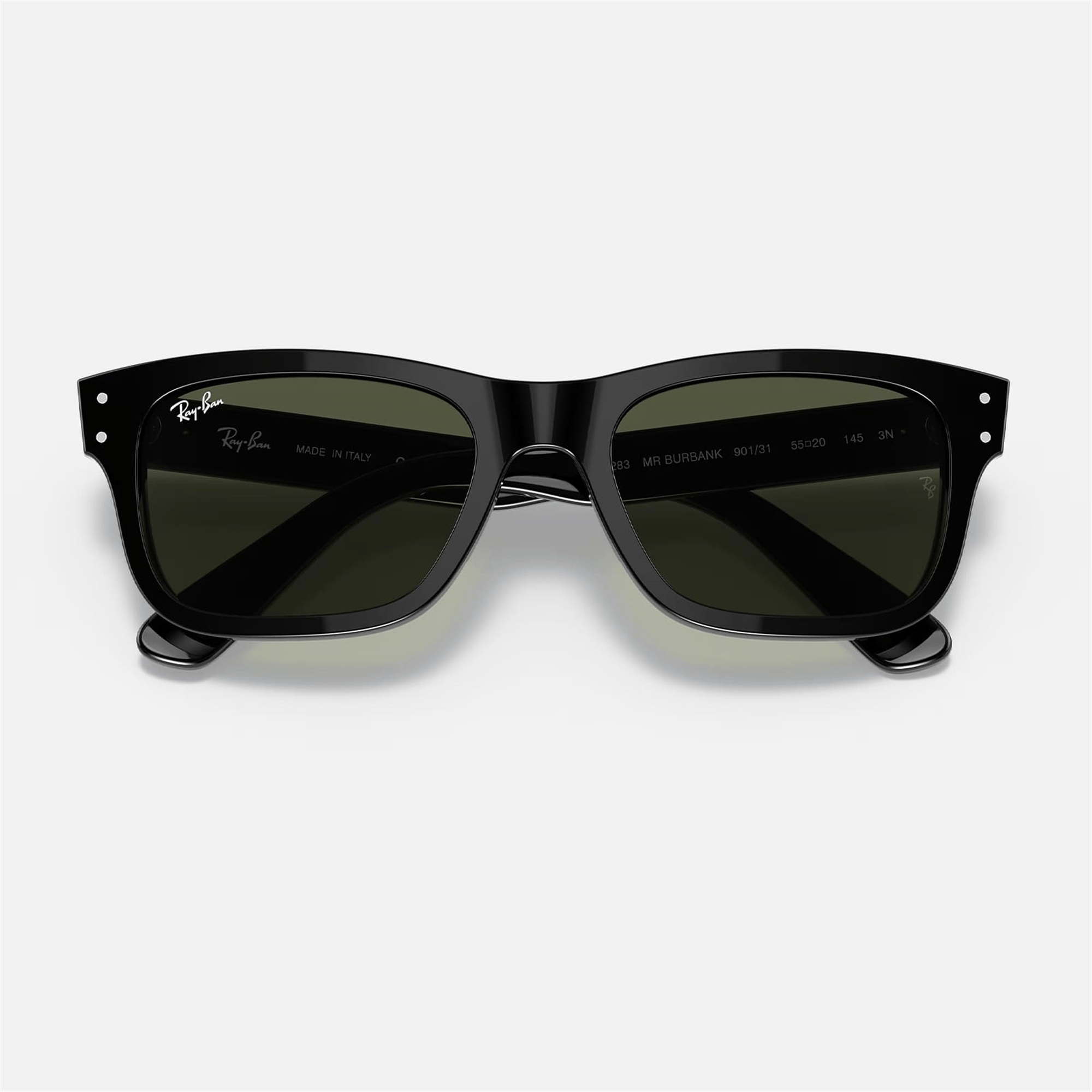 Ray-Ban Mr Burbank RB 2283 901/31 55 - Siyah Unisex Güneş Gözlüğü