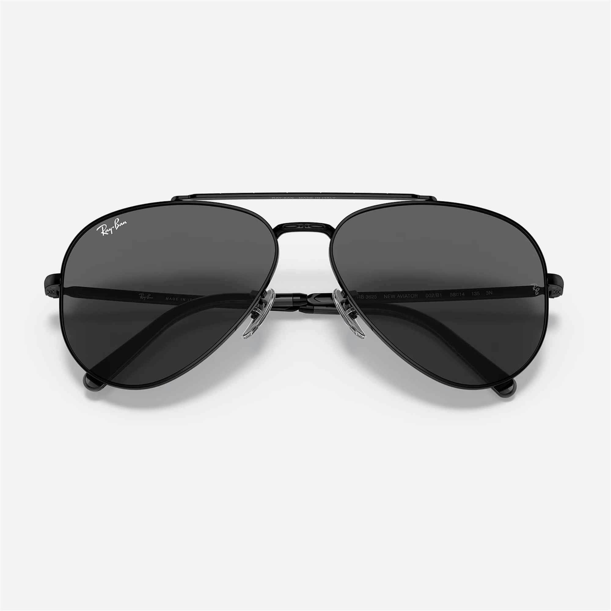 Ray-Ban New Aviator RB 3625 002/B1 58 - Siyah Erkek Güneş Gözlüğü