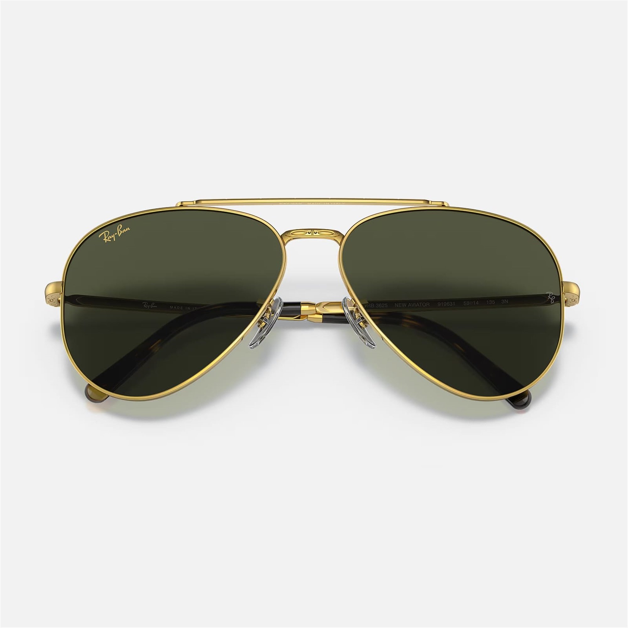 Ray-Ban New Aviator RB 3625 919631 55 - Altın Erkek Güneş Gözlüğü