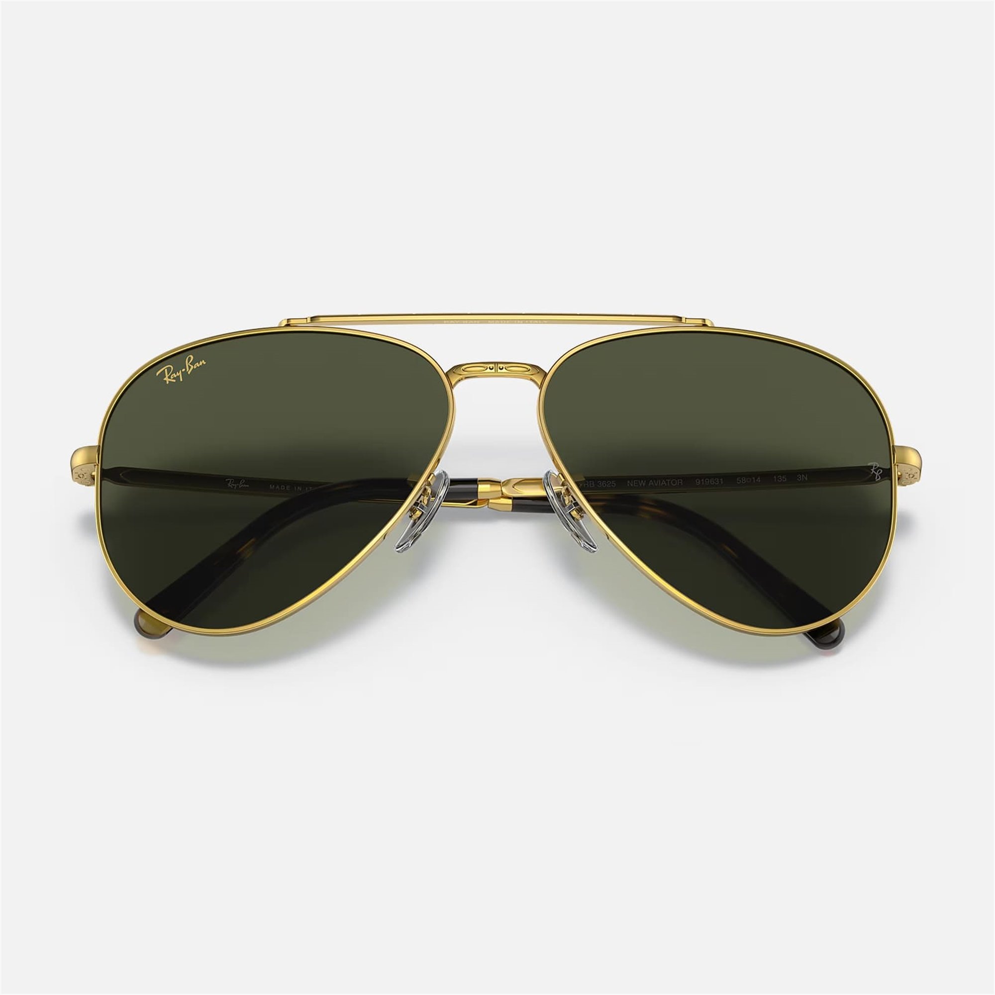 Ray-Ban New Aviator RB 3625 919631 58 - Altın Erkek Güneş Gözlüğü