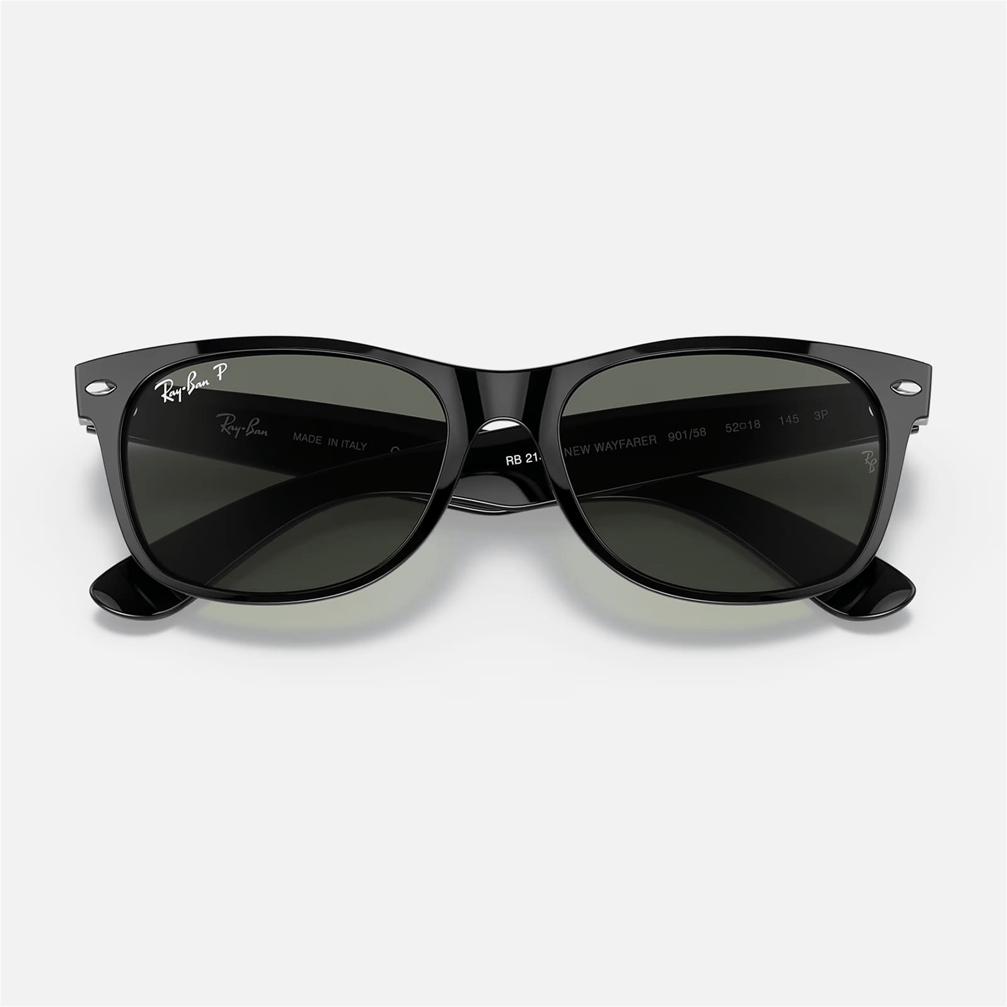 Ray-Ban New Wayfarer RB 2132 901/58 55 - Siyah Unisex Güneş Gözlüğü