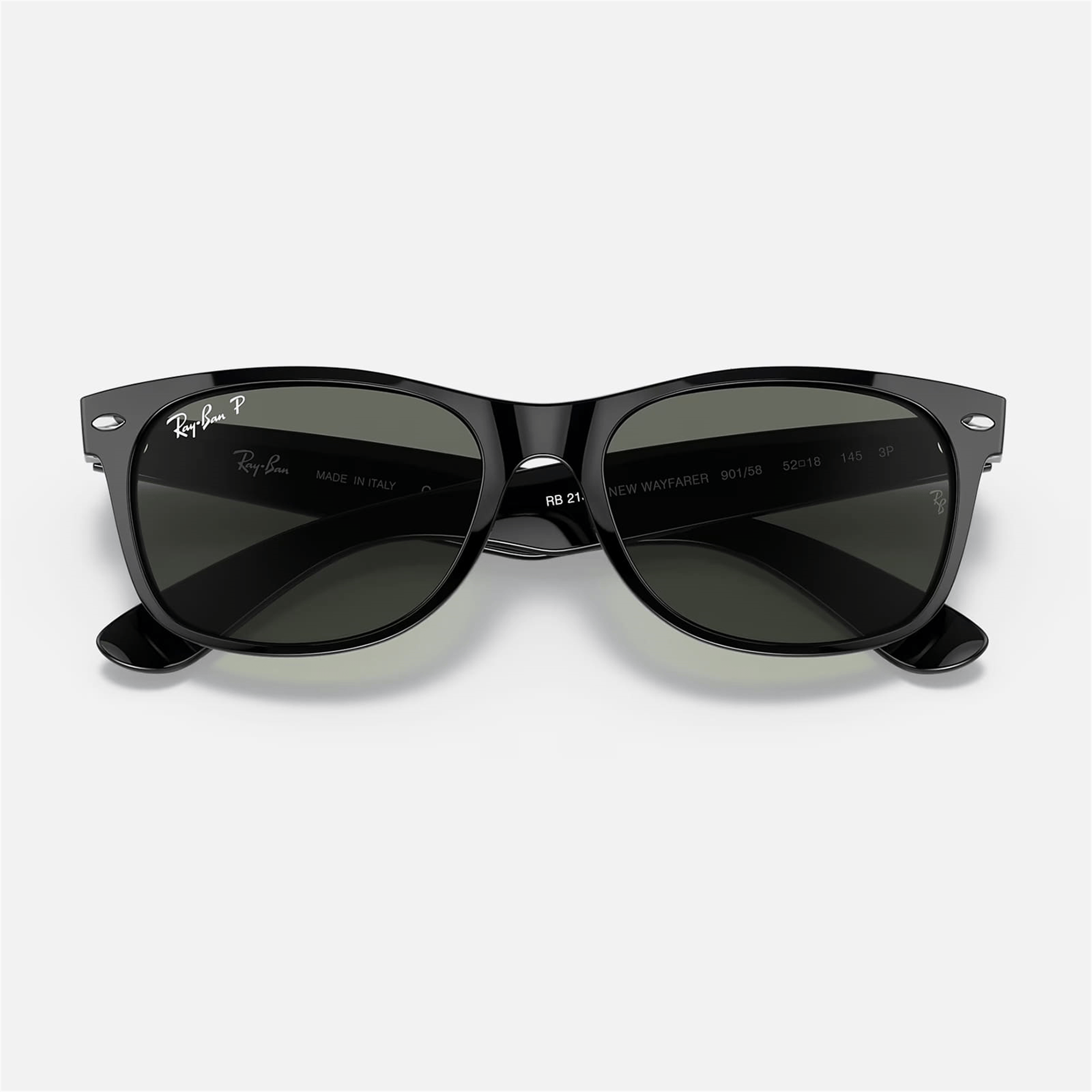 Ray-Ban New Wayfarer RB 2132 901/58 58 - Siyah Unisex Güneş Gözlüğü