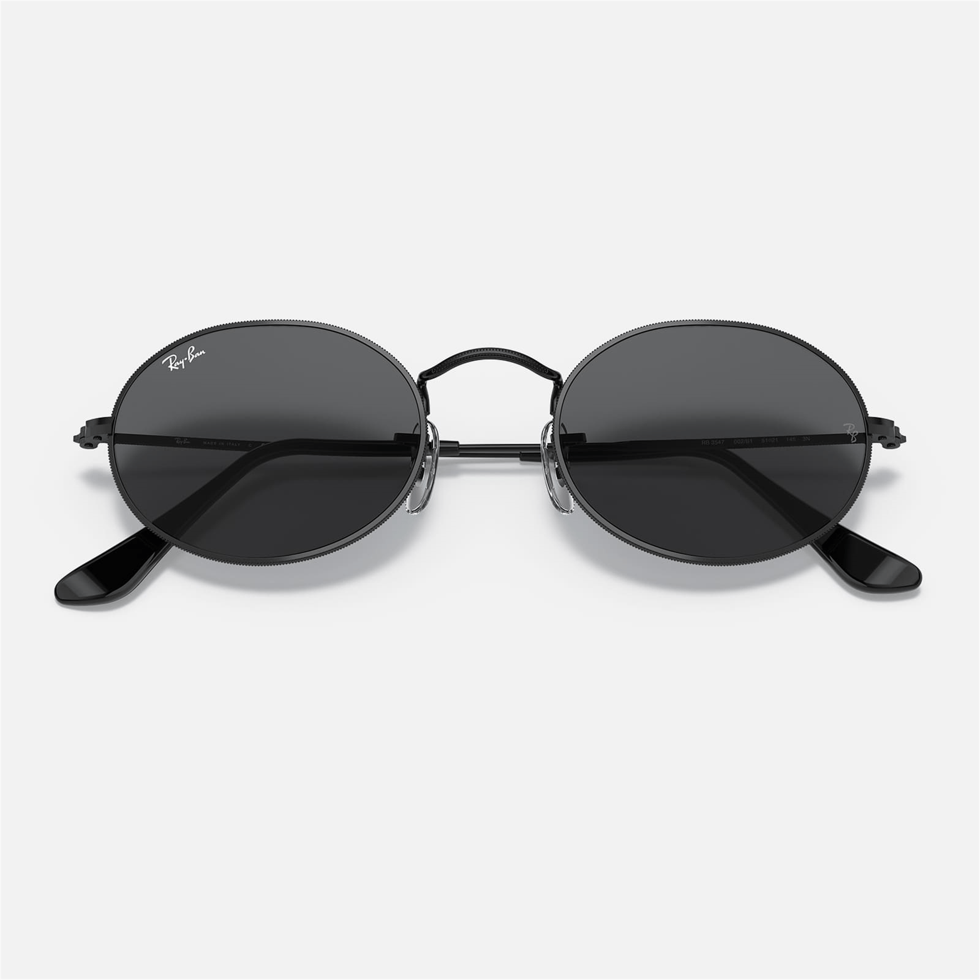Ray-Ban Oval RB 3547 002/B1 54 - Siyah XL Unisex Güneş Gözlüğü