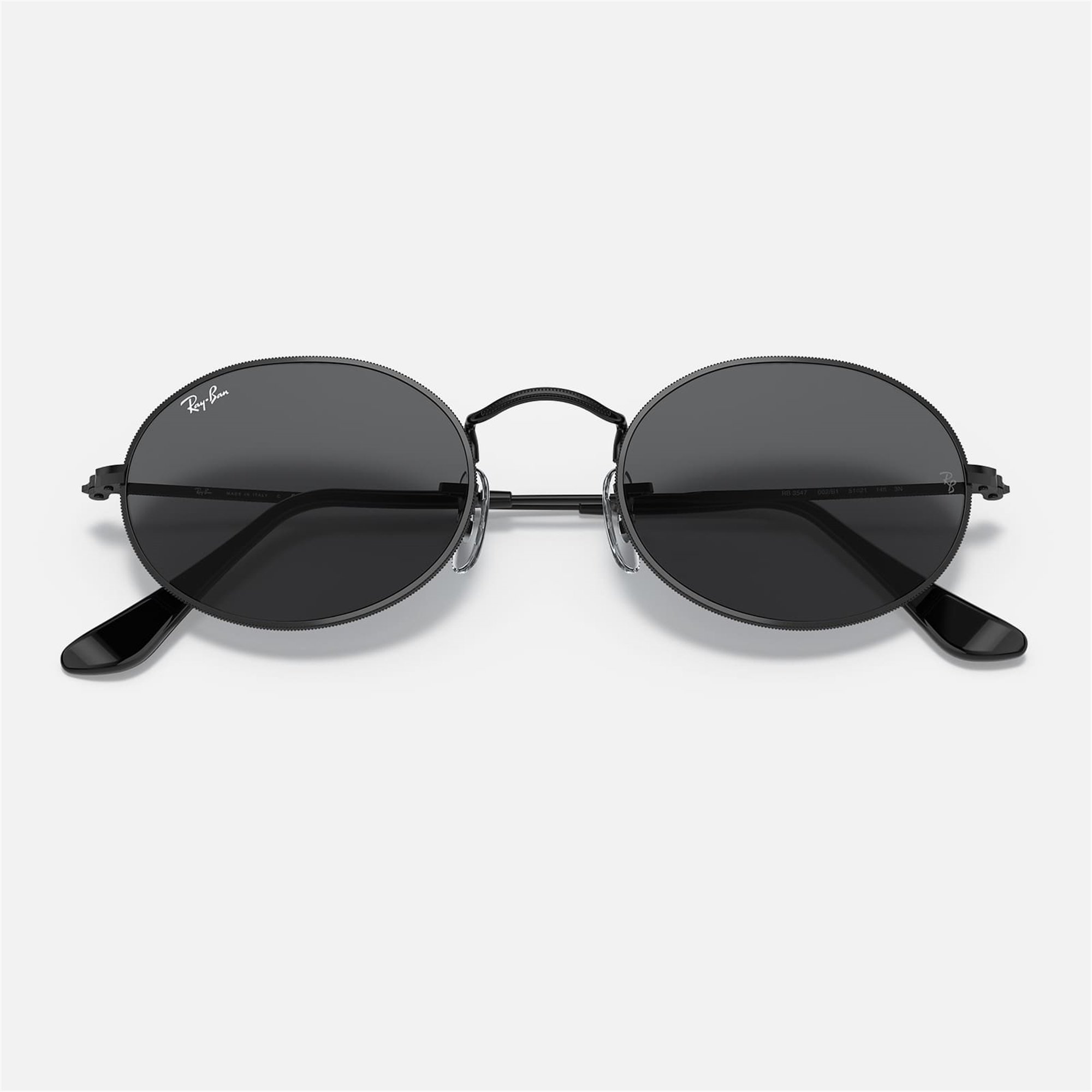 Ray-Ban Oval RB 3547 002/B1 54 - Siyah XL Unisex Güneş Gözlüğü