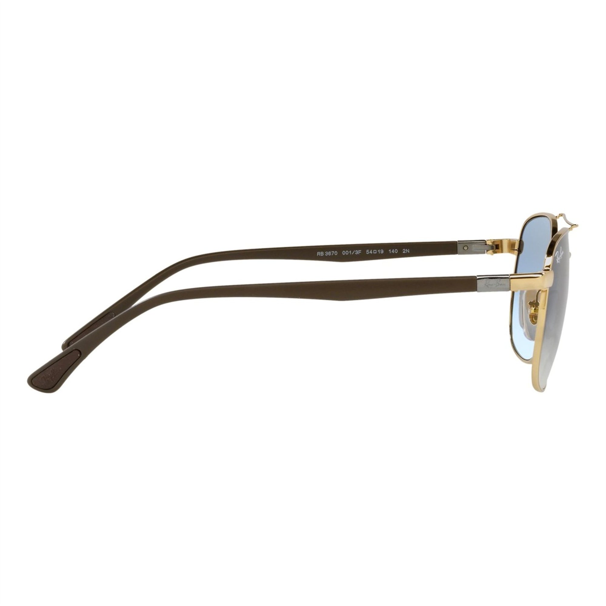 Ray-Ban RB 3670 001/3F 54 - Altın Unisex Güneş Gözlüğü