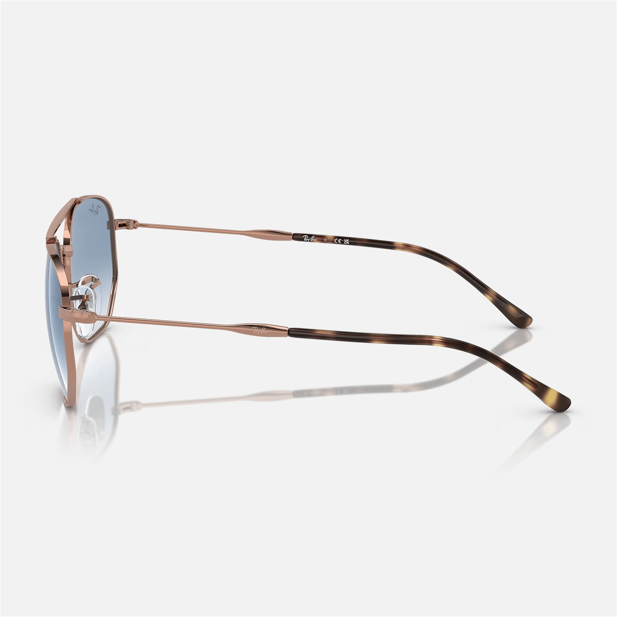 Ray-Ban RB 3707 92023F 57-Roze Altın Unisex Güneş Gözlüğü