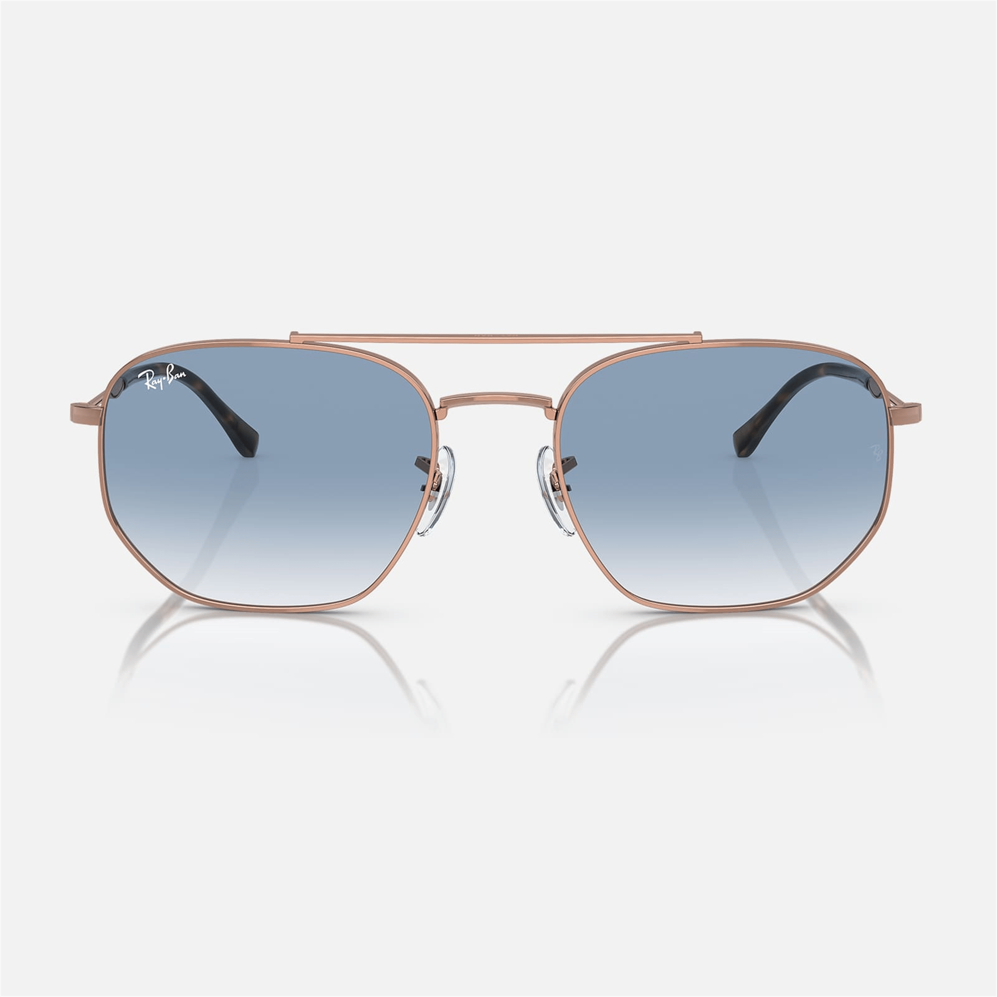 Ray-Ban RB 3707 92023F 57-Roze Altın Unisex Güneş Gözlüğü