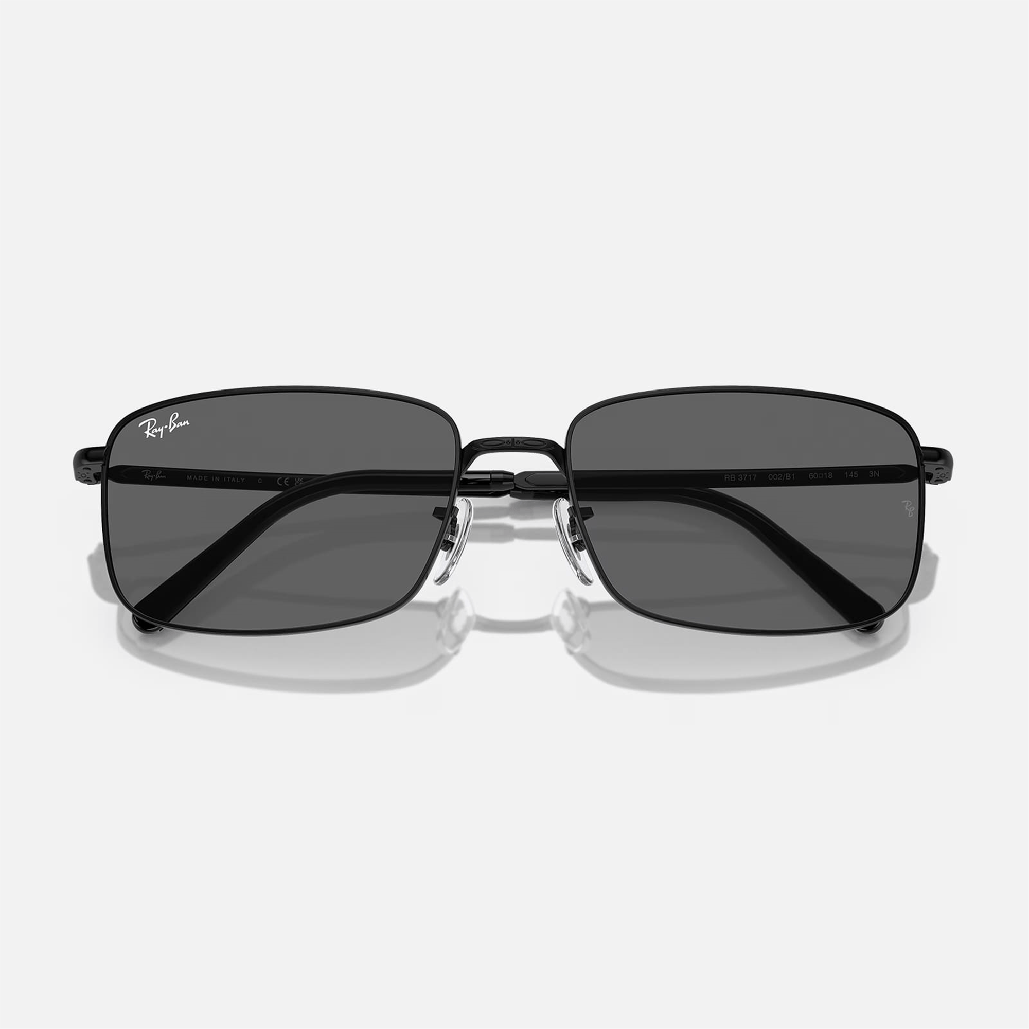 Ray-Ban RB 3717 002/B1 57 - Siyah Unisex Güneş Gözlüğü