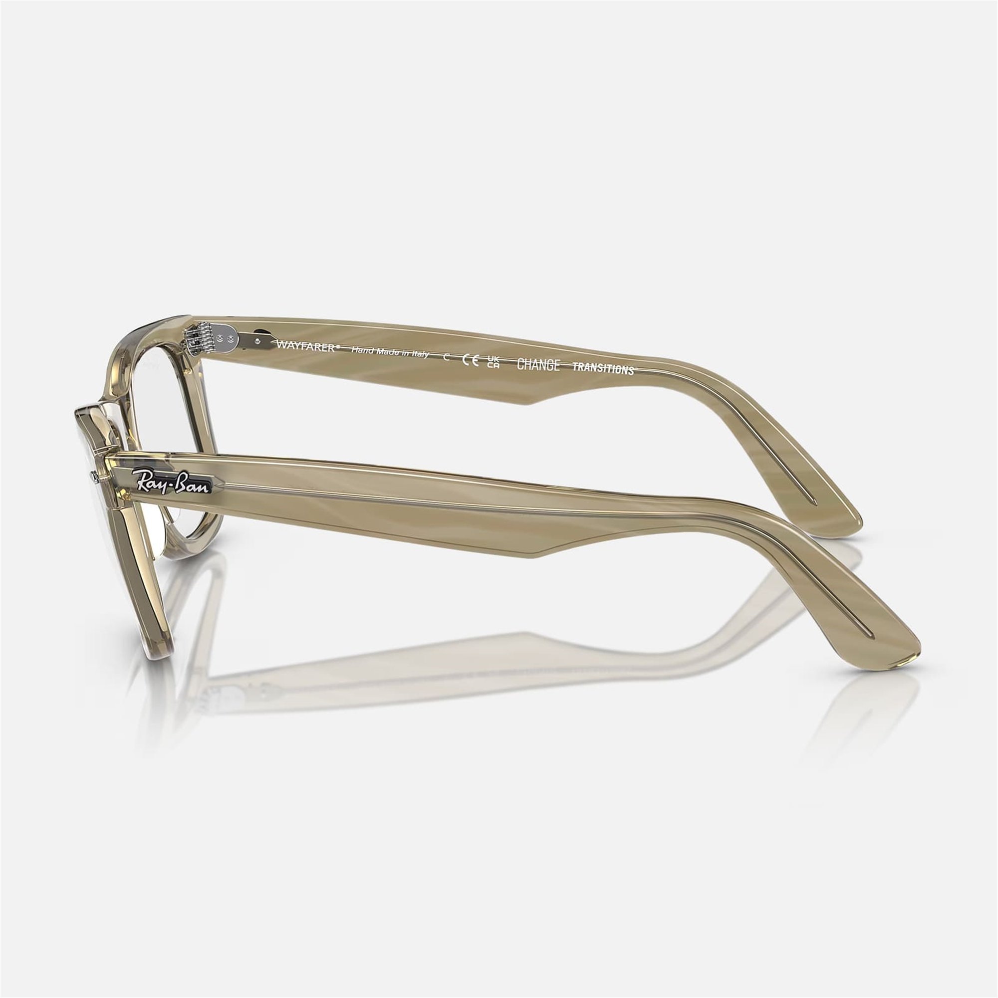 Ray-Ban Wayfarer RB 2140 1387GG 50 - Çizgili gri Unisex Güneş Gözlüğü