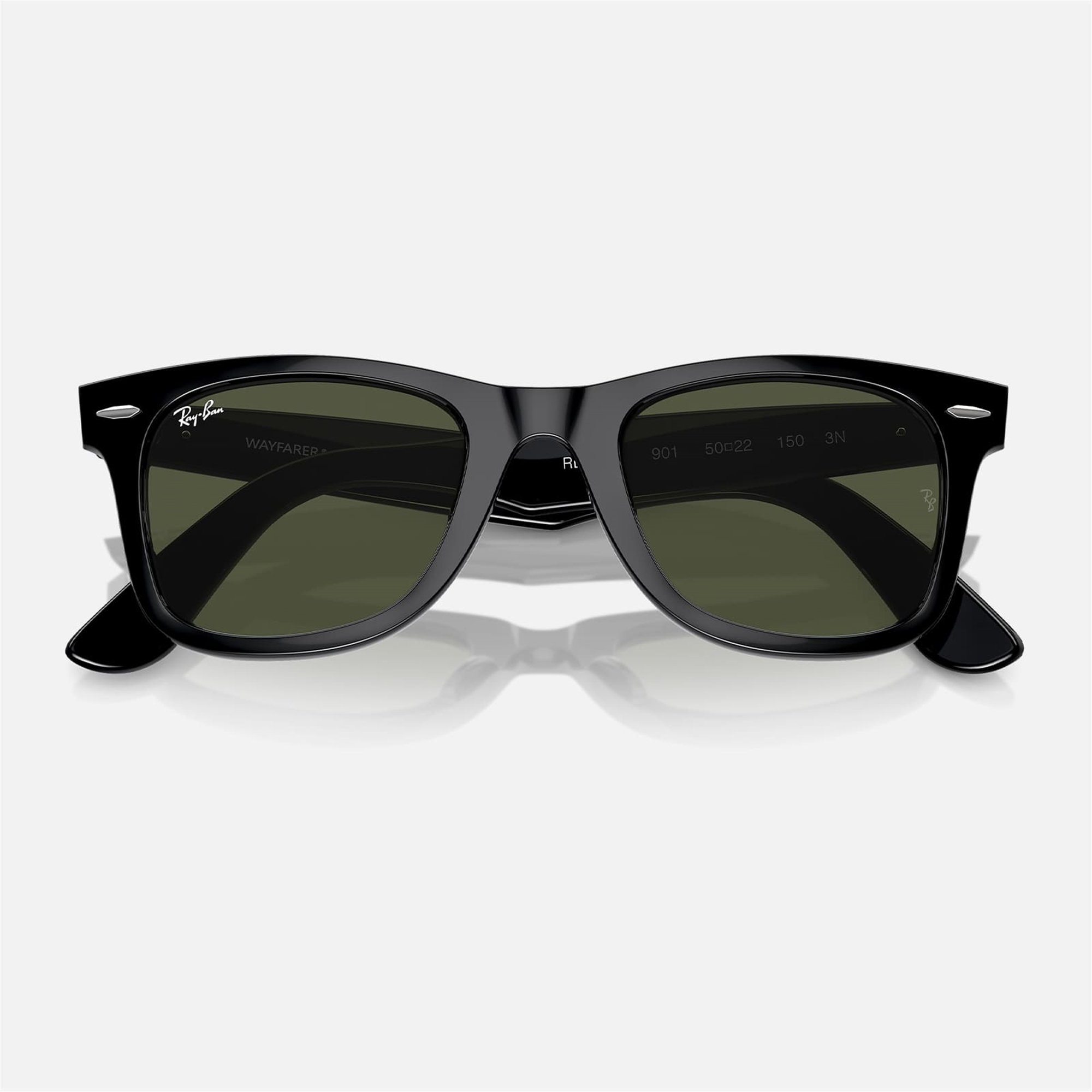 Ray-Ban Wayfarer RB 2140 901 54 - Siyah Unisex Güneş Gözlüğü