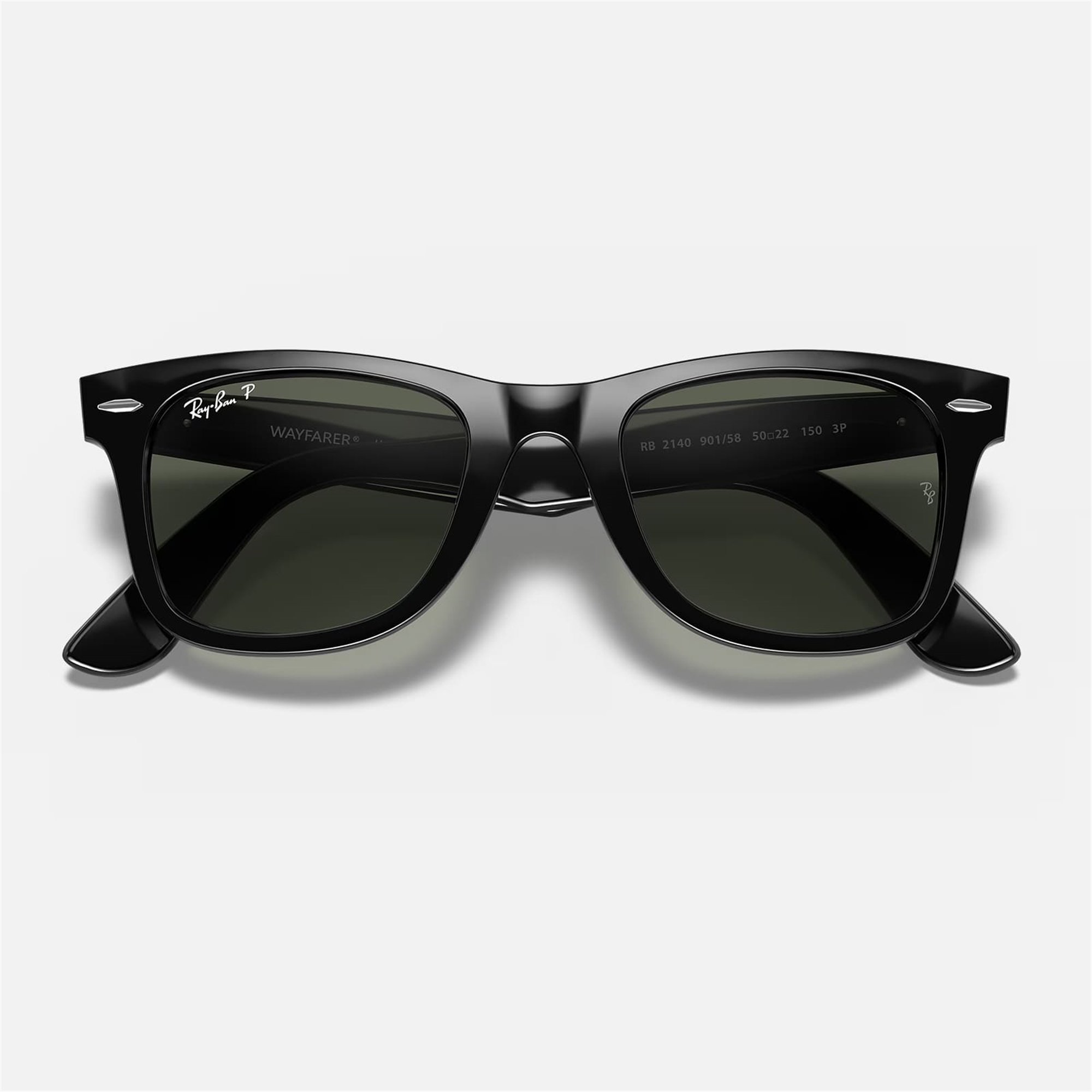 Ray-Ban Wayfarer RB 2140 901/58 50 - Siyah Unisex Güneş Gözlüğü