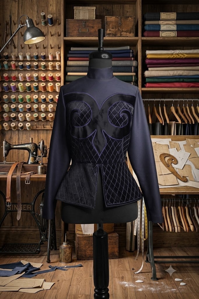 Muslima Wear Şehrazat Lacivert Bluz