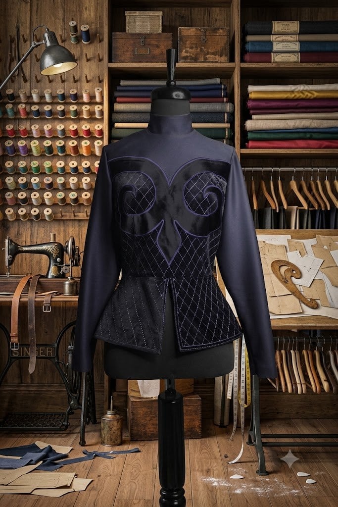 Muslima Wear Şehrazat Lacivert Bluz