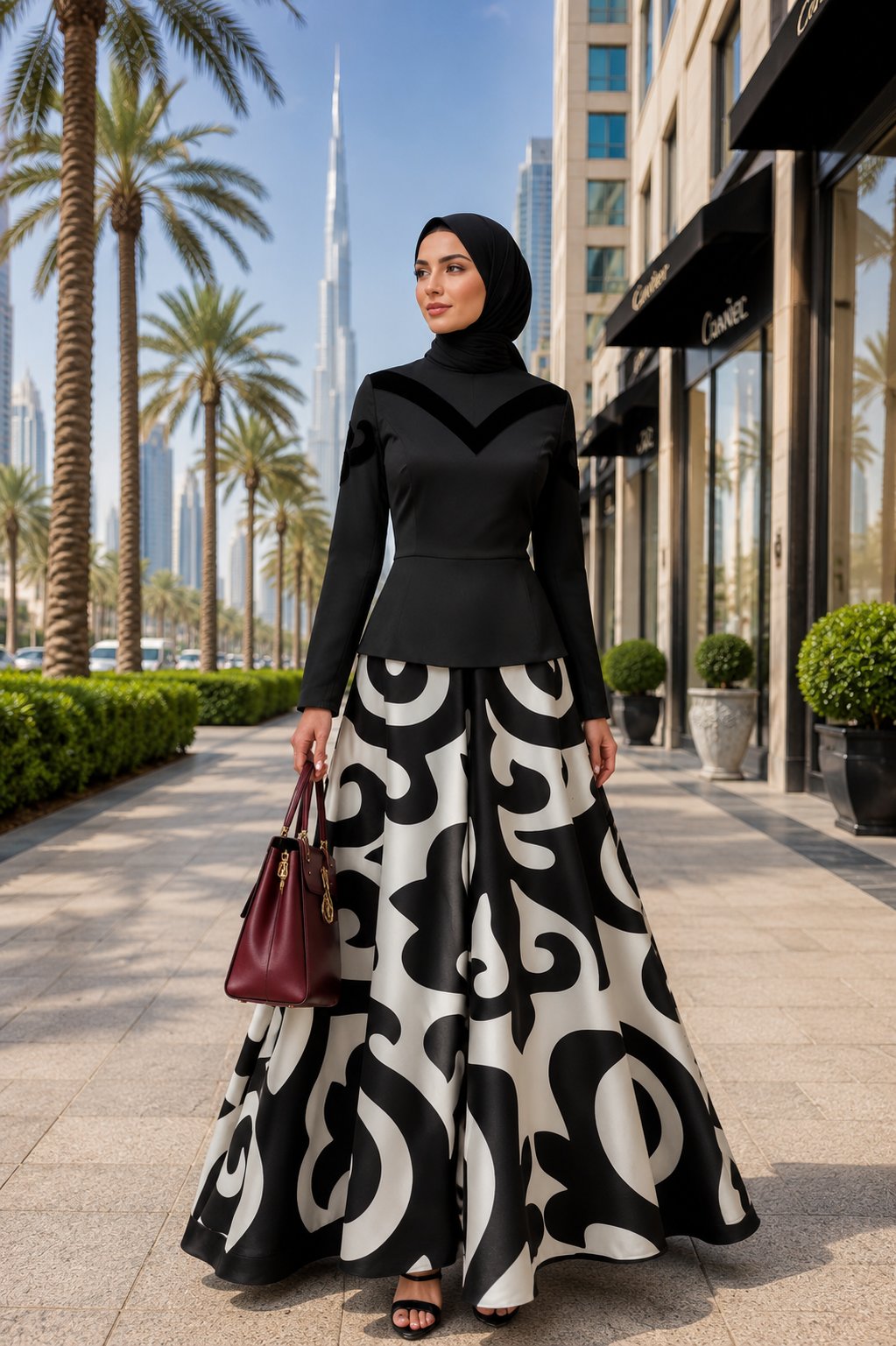 Muslima Wear Şehrazat Siyah Bluz