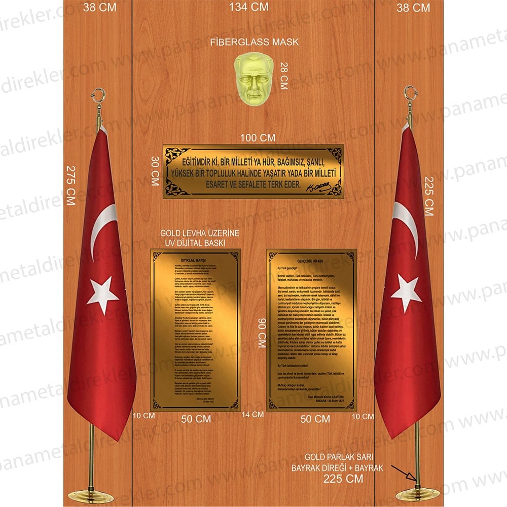 Atatürk Köşesi Seti Poz Model 03
