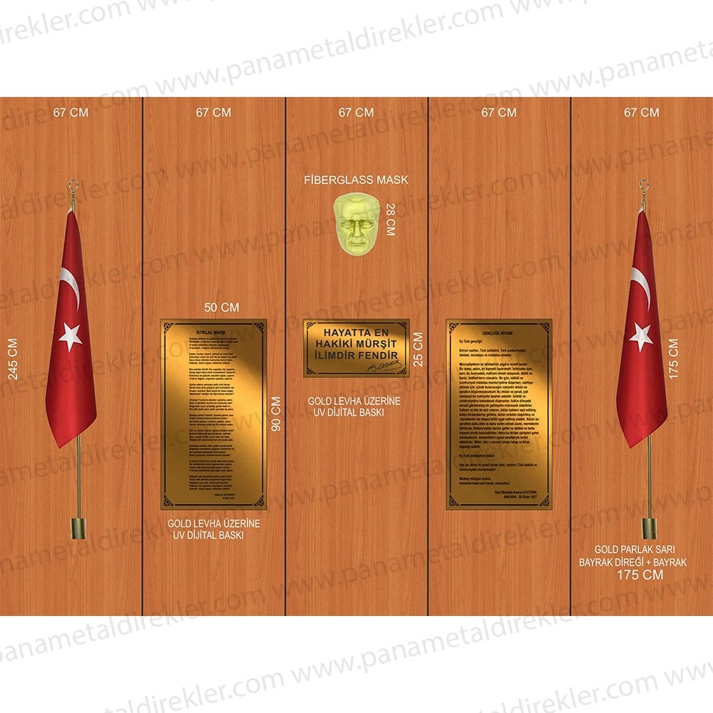 Atatürk Köşesi Seti Poz Model 07
