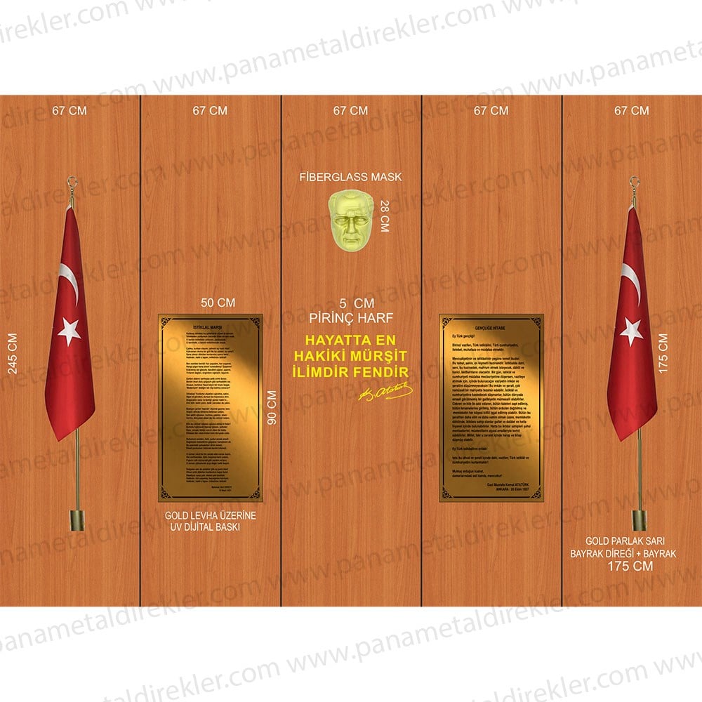 Atatürk Köşesi Seti Poz Model 08