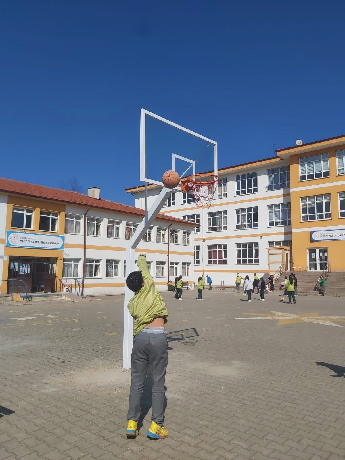 Basketbol Potası Bahçe Tipi Tek Direkli