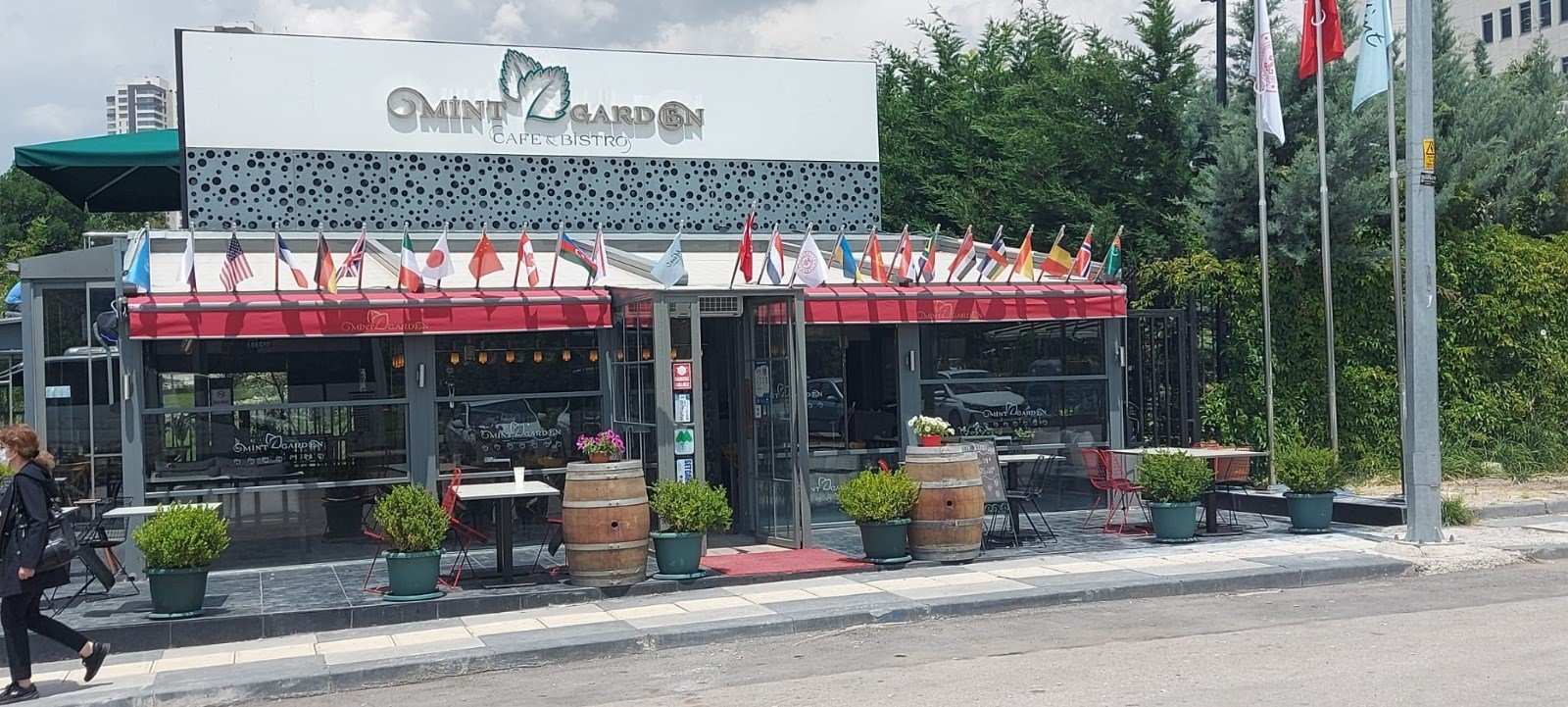 Duvar Tipi Bayrak Direği Ayyldız Dahil (115 cm)