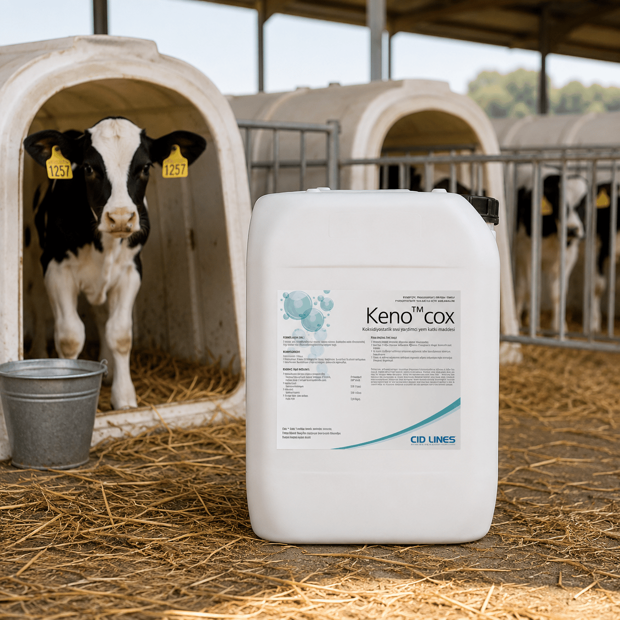 Keno™cox Buzağılık ve Ahır Dezenfektanı | Kriptosporidium ve Koksidiyoz | 10 L
