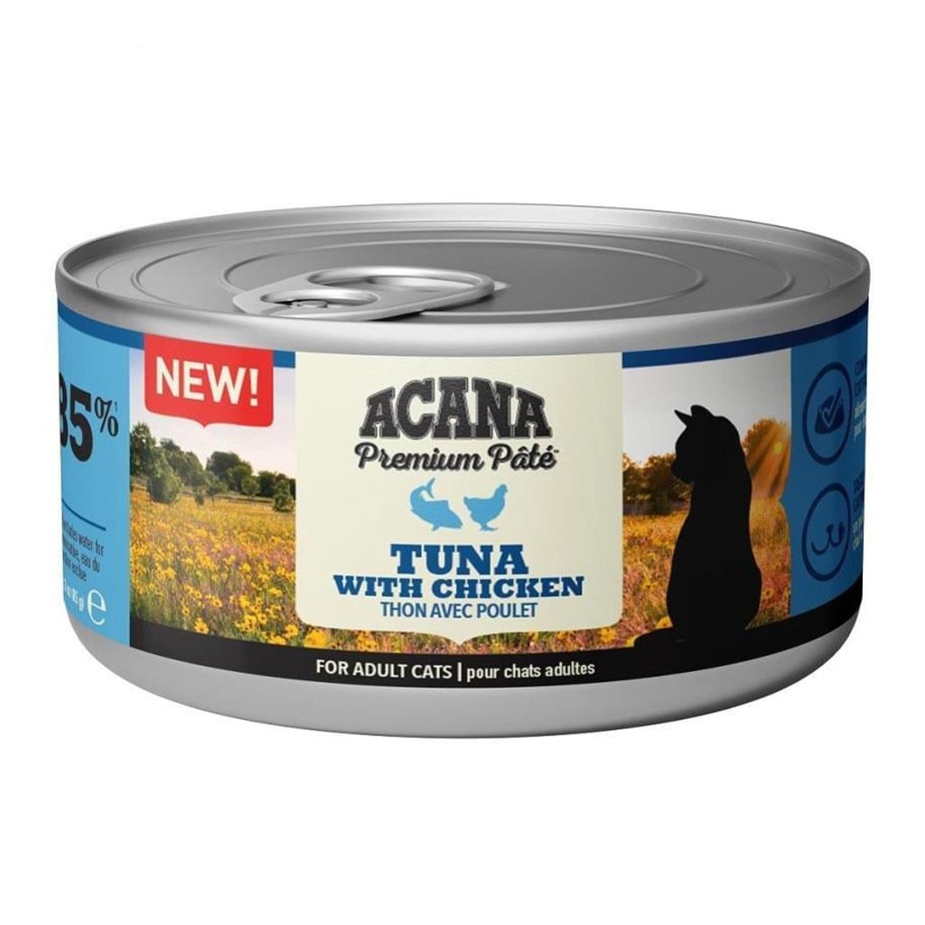 Acana Premium Ton Balıklı Tavuklu Ezme Kedi Konservesi 85 Gr