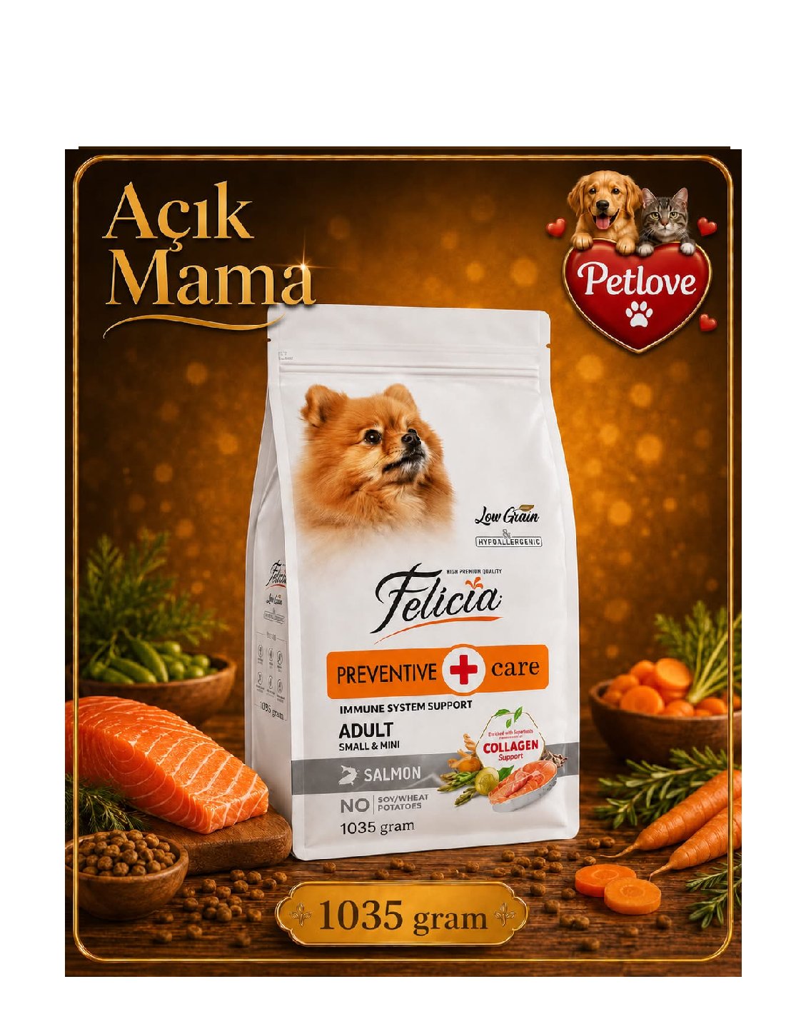 AÇIK Felicia Mını Balık Yetişkin 1 KG