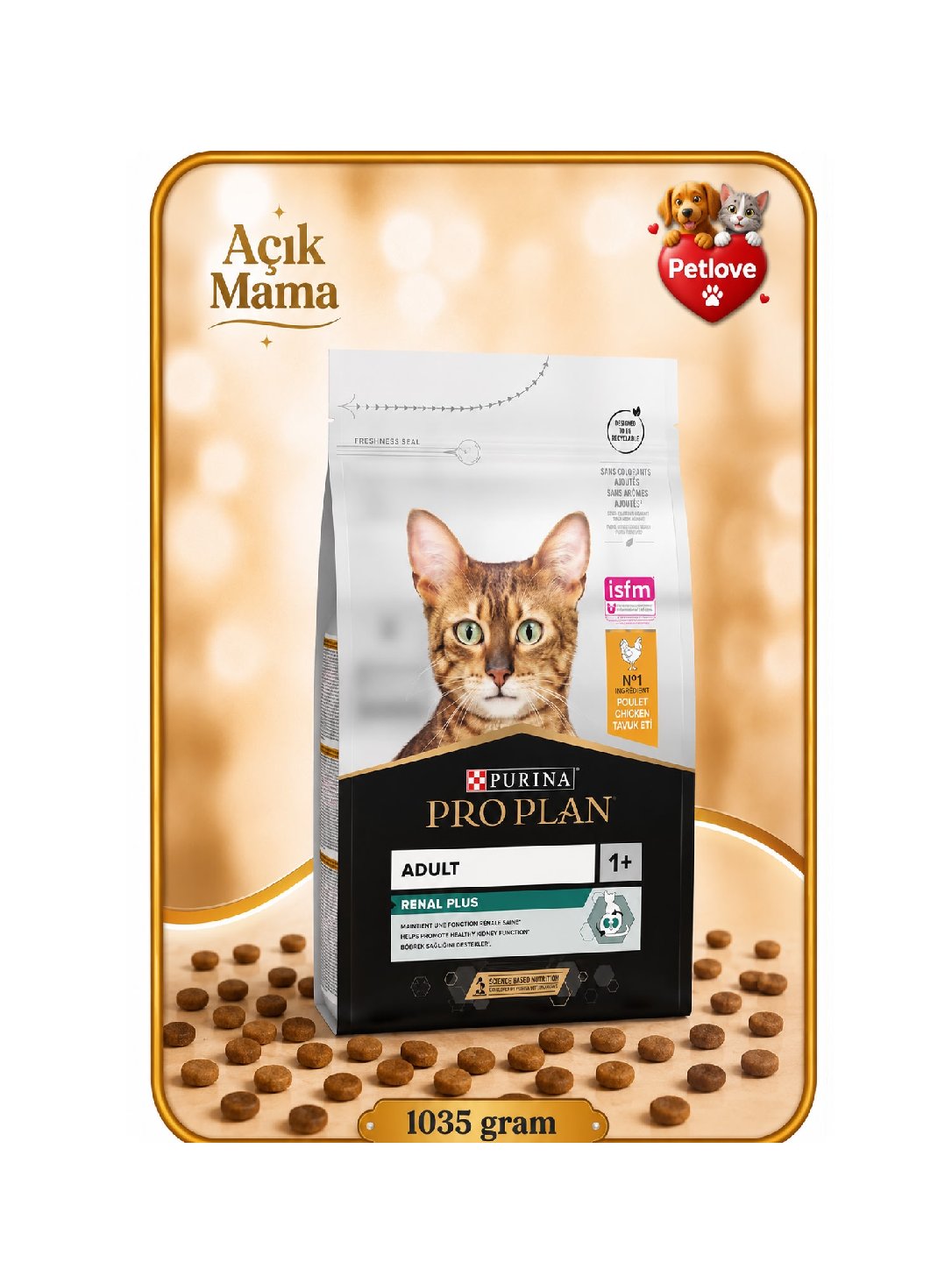 AÇIK Pro Plan Tavuklu Kedi 1KG