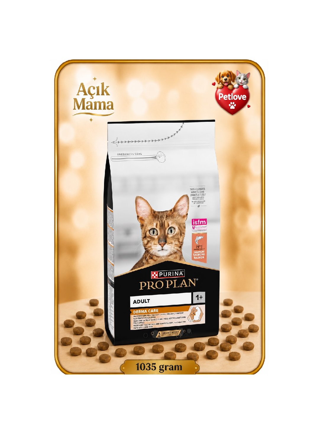 AÇIK Pro Plan Tüy Bakım somonlu 1KG
