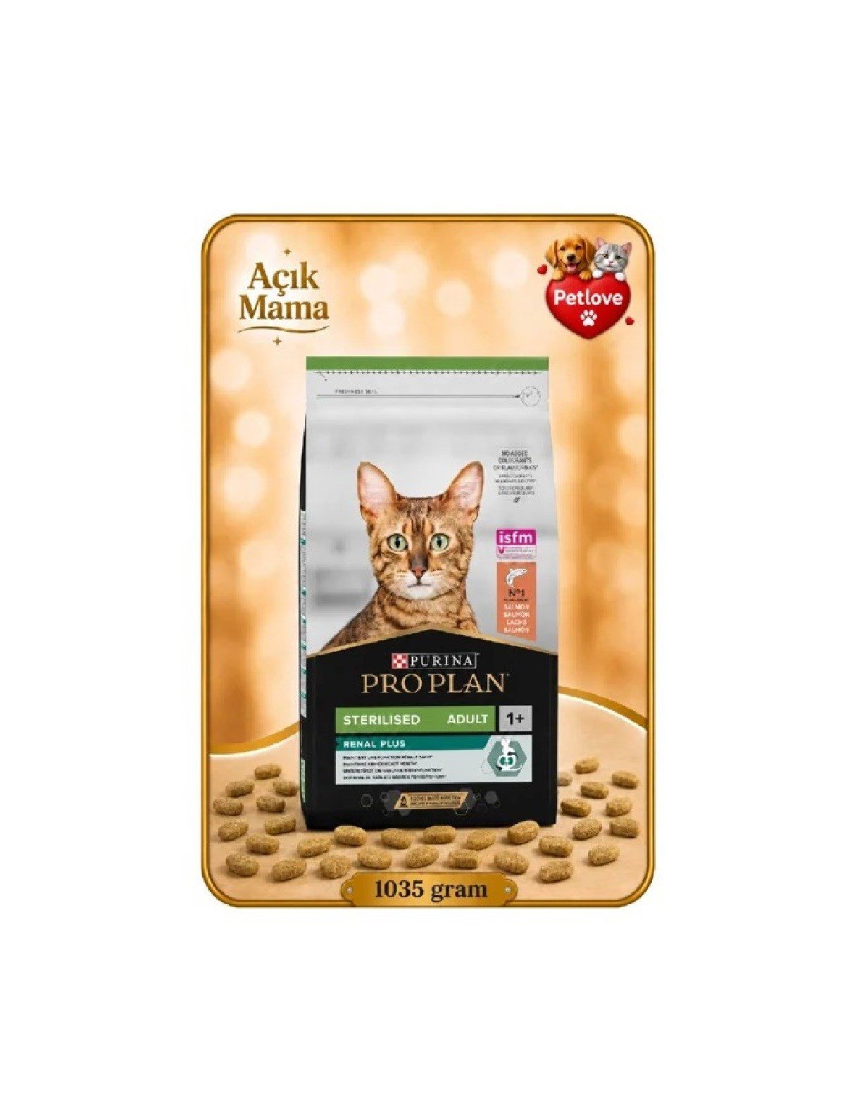 (AÇIK) PROPLAN SOMONLU KISIRLAŞTIRILMIŞ  KEDİ KURU MAMASI 1 KG 