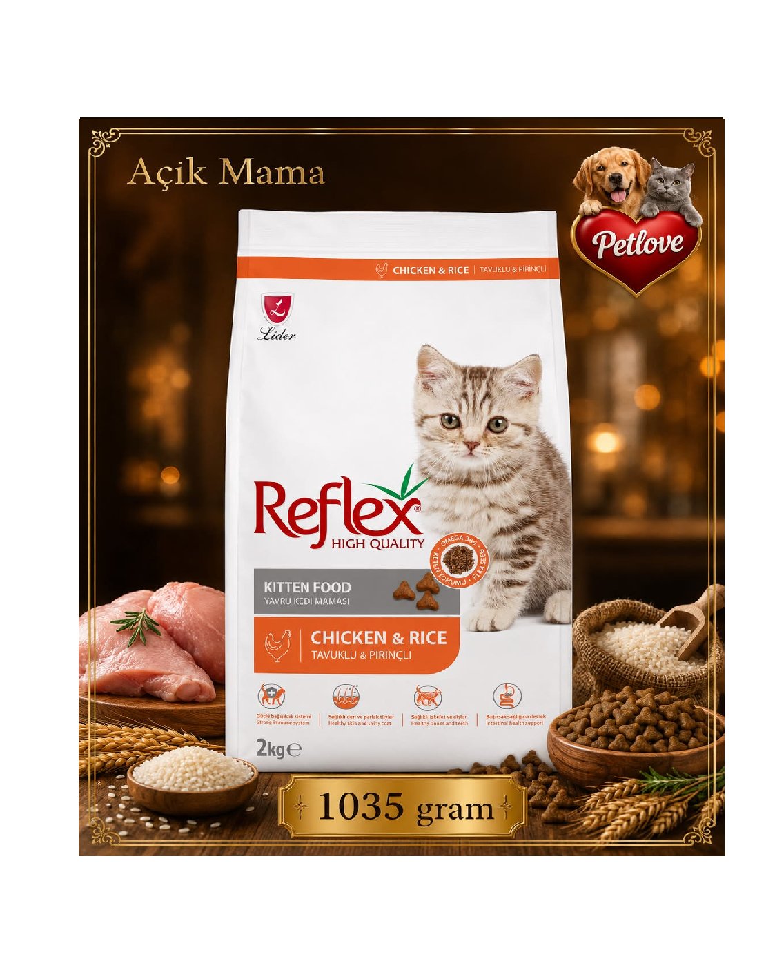 AÇIK Reflex Yavru Kedi 1 KG