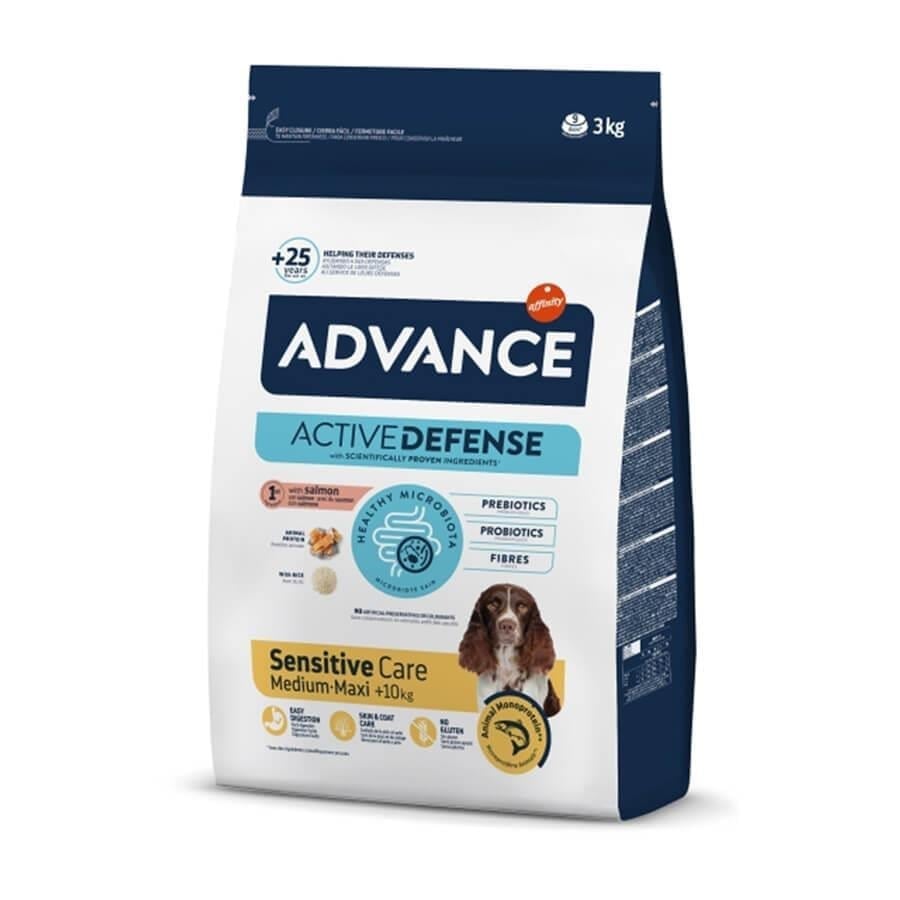 Advance Somonlu Yetişkin Hassas Köpek Maması 3 Kg