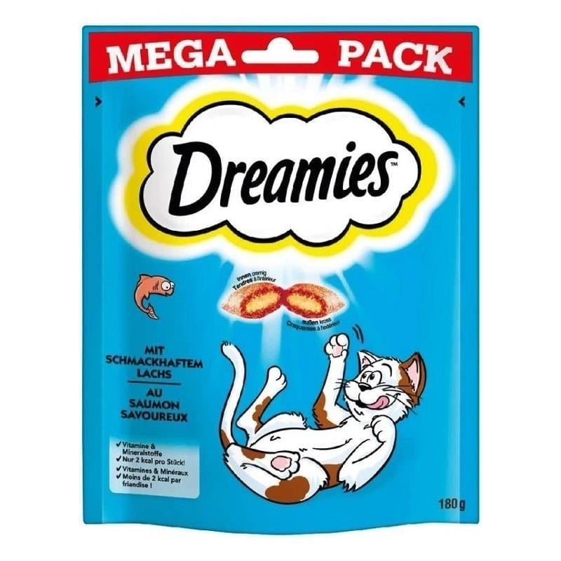 Dreamies Mega Pack Somonlu Kedi Ödül Bisküvisi 180 Gr