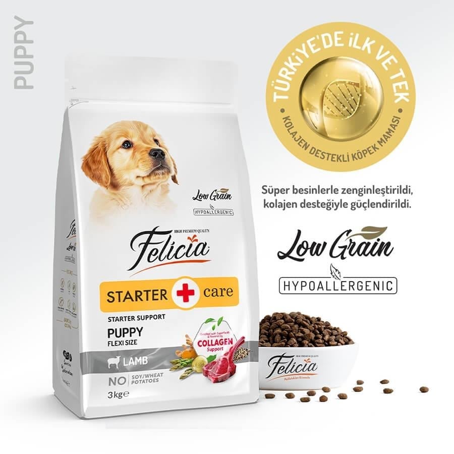 Felicia Kuzulu Küçük/Orta Irk Yavru Köpek Maması 3 Kg