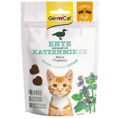 GimCat Crunchy Snacks Duck with Catnip Kedi Ödülü 50 Gr