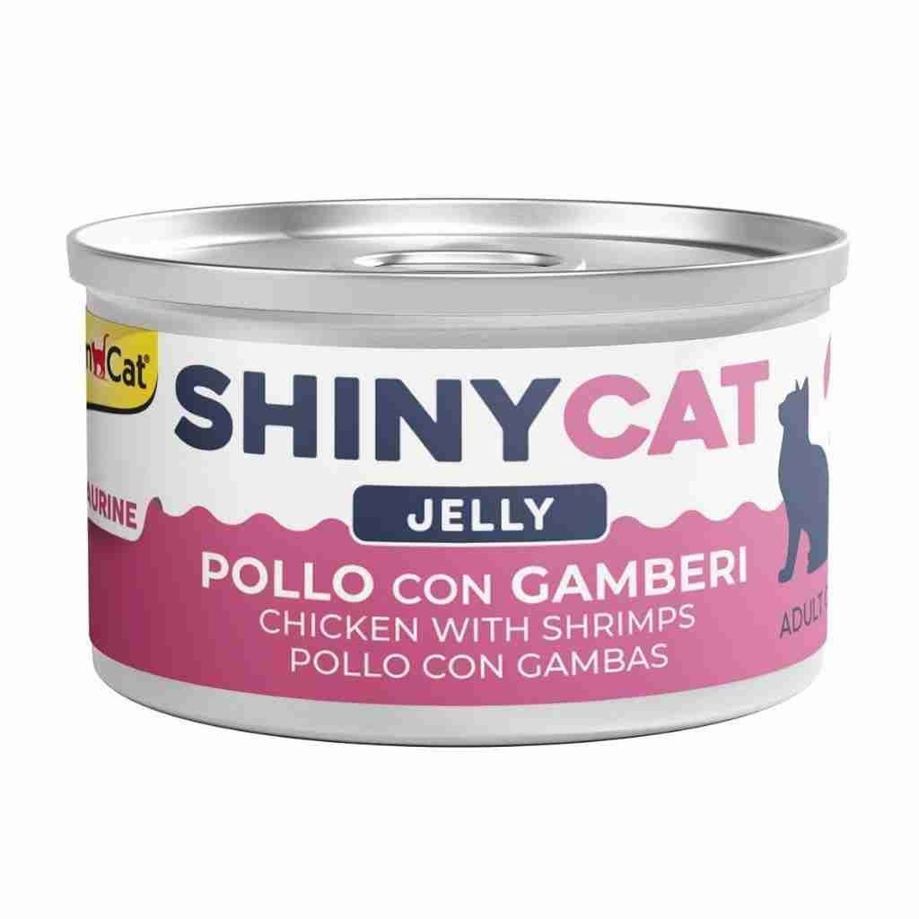 Gimcat Shinycat Jelly Tavuklu Karidesli Kedi Konservesi 70 Gr