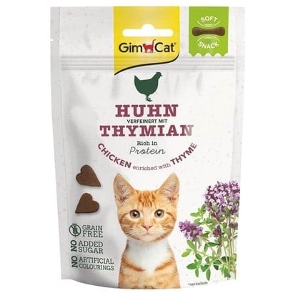 GimCat Snacks Soft Tavuk ve Kekikli Kedi Ödülü 60 Gr