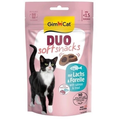 GimCat Snacks Soft Ton Balıklı ve Alabalıklı Kedi Ödülü 50 Gr