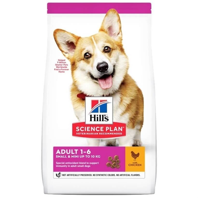 Hills Adult Small&Miniature Hindi-Tavuk Küçük Irk Yetişkin Köpek Maması 1.5 Kg