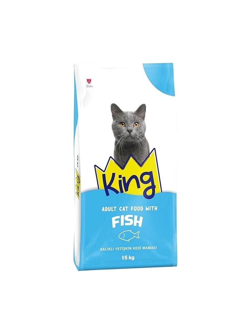 King Balıklı Yetişkin Kedi Maması 15 kg