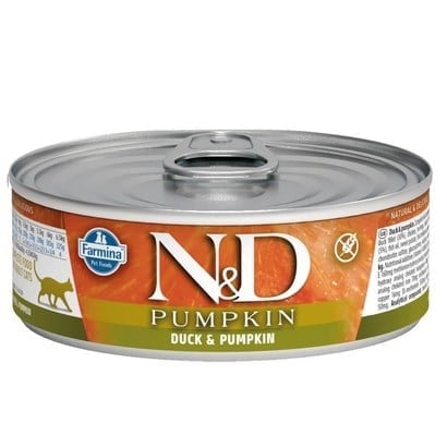N&D Balkabaklı Ördekli Kedi Konservesi 70 Gr