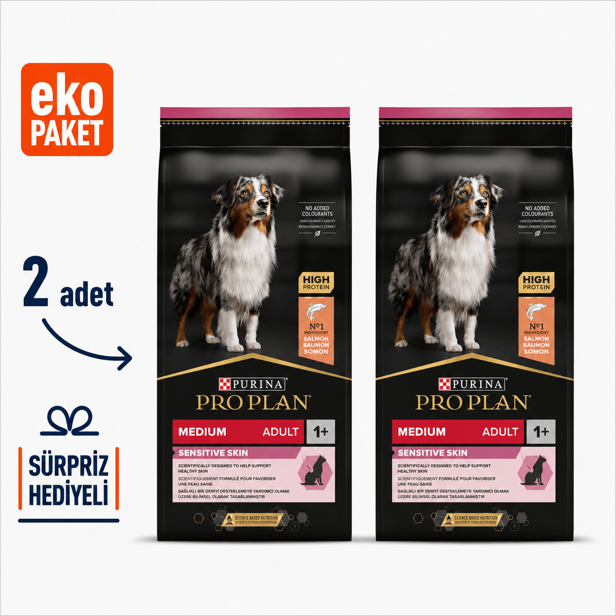 ProPlan Somonlu Hassas Yetişkin Kuru Köpek Maması 10 Kg