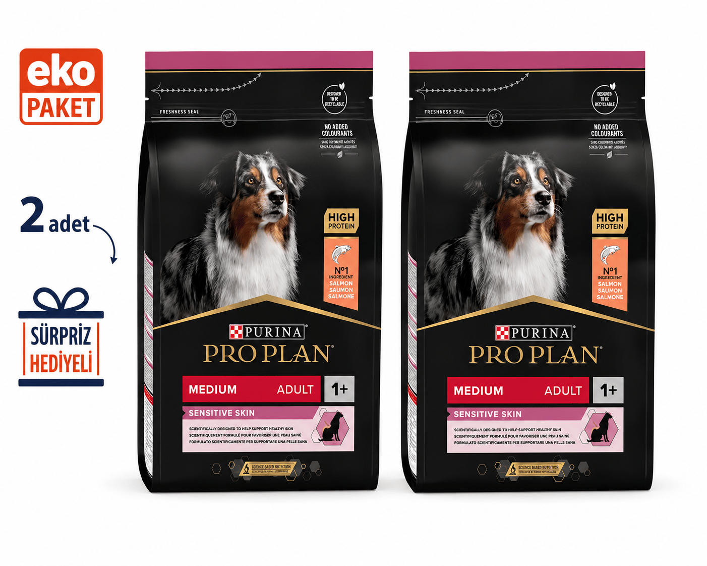 ProPlan Somonlu Hassas Yetişkin Kuru Köpek Maması 3 Kg