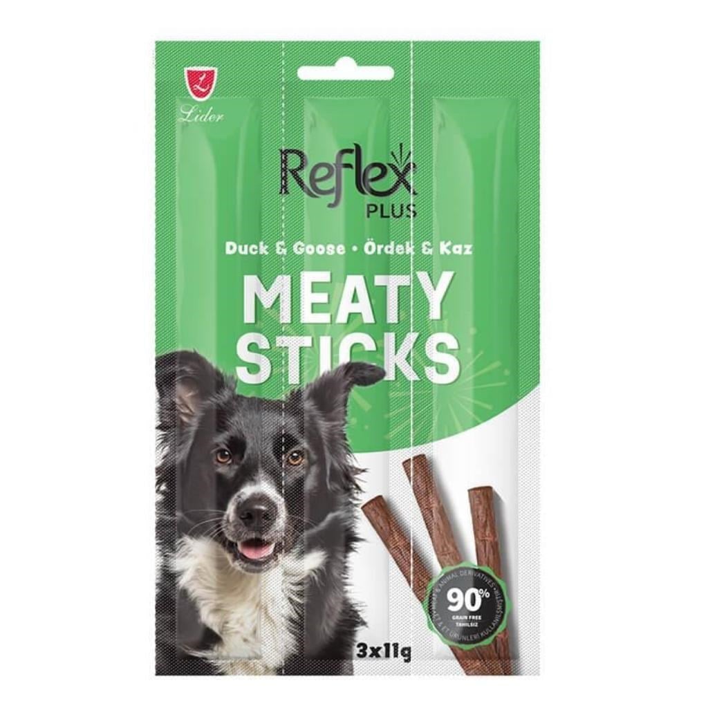 Reflex Plus Ördek Ve Kaz Etli Çubuk Yetişkin Köpek Ödülü 3*11gr
