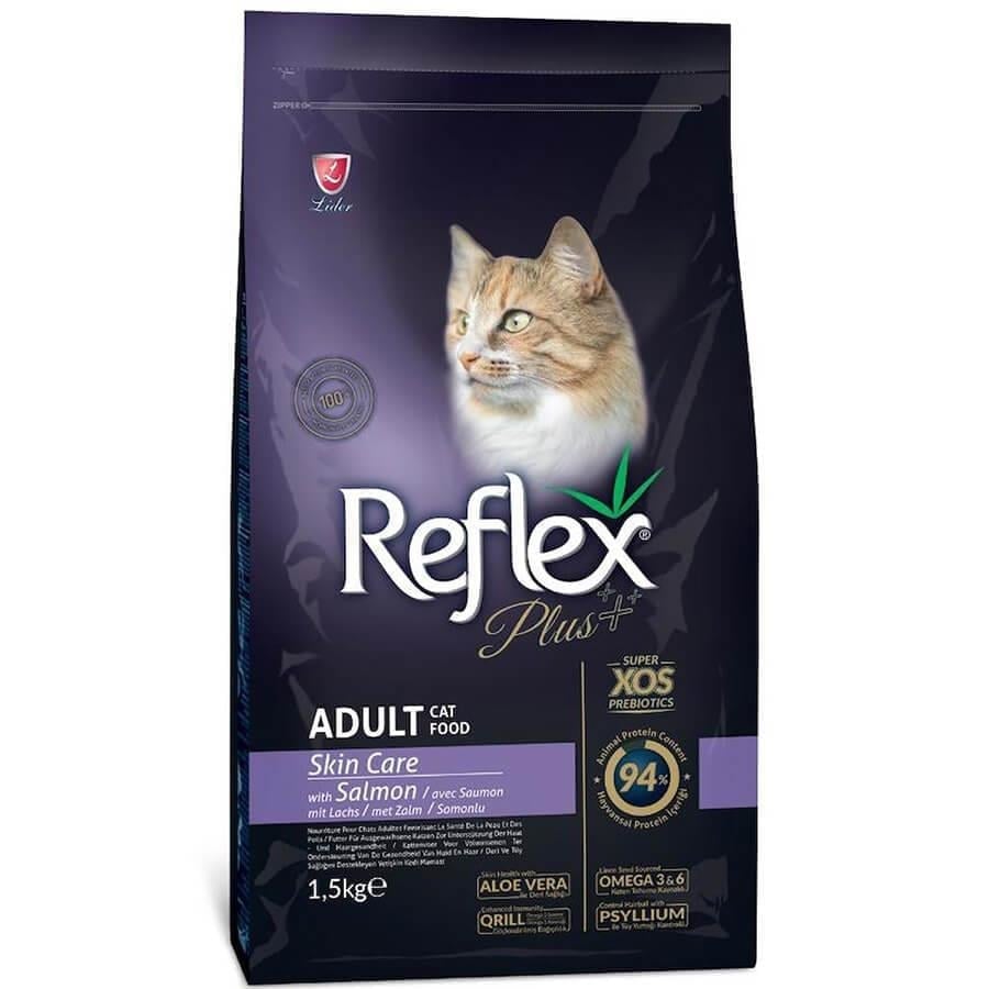 Reflex Plus Skin Care Somon Balıklı Yetişkin Kedi Maması 1,5 Kg
