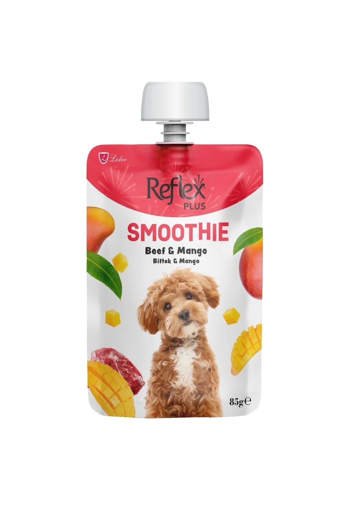 Reflex Plus Smoothie Biftek ve Mangolu Sıvı Köpek Ödülü 85 Gr
