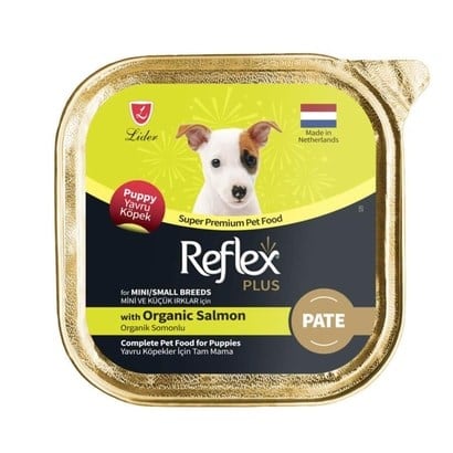 Reflex Plus Somonlu Mini ve Küçük Irklar İçin Yavru Köpek Konservesi 85 Gr