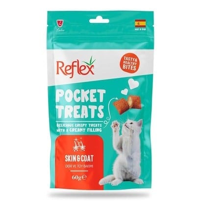 Reflex Pocket Treats Skin And Coat Kedi Ödül Maması 60 Gr