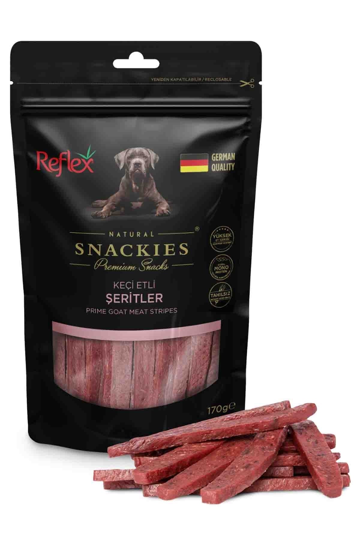 Reflex Snackies Keçi Etli Şerit Köpek Ödülü 170 Gr