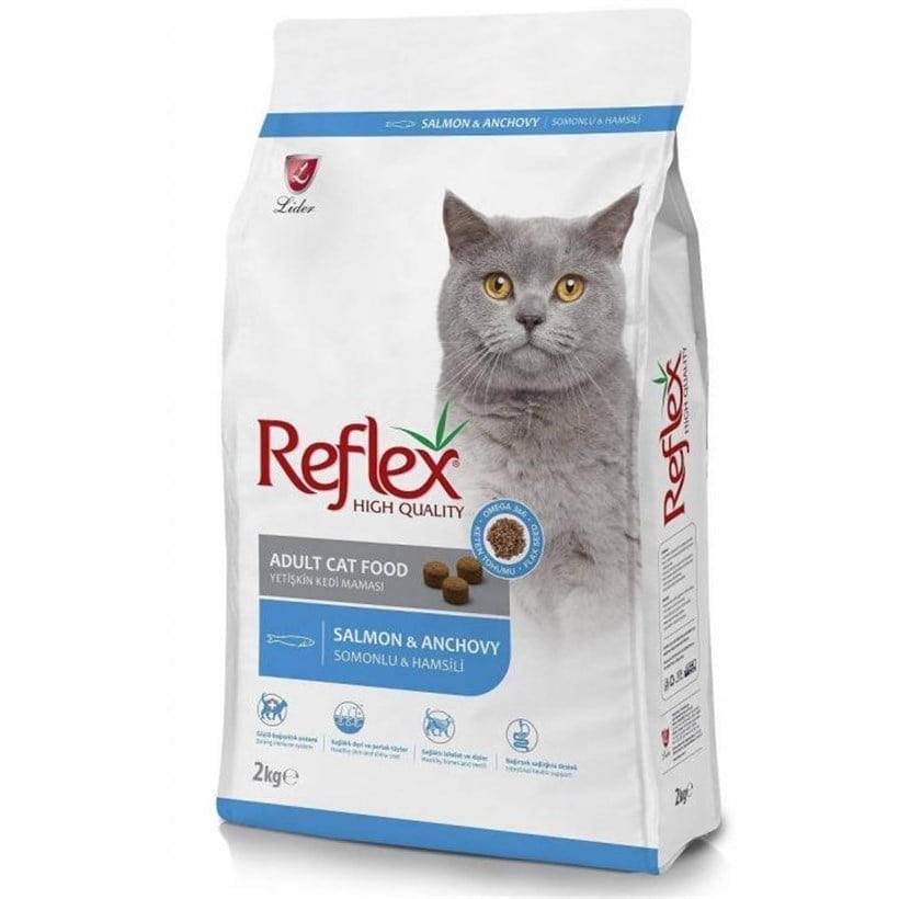 Reflex Somonlu Hamsili Kuru Kedi Maması 2 Kg
